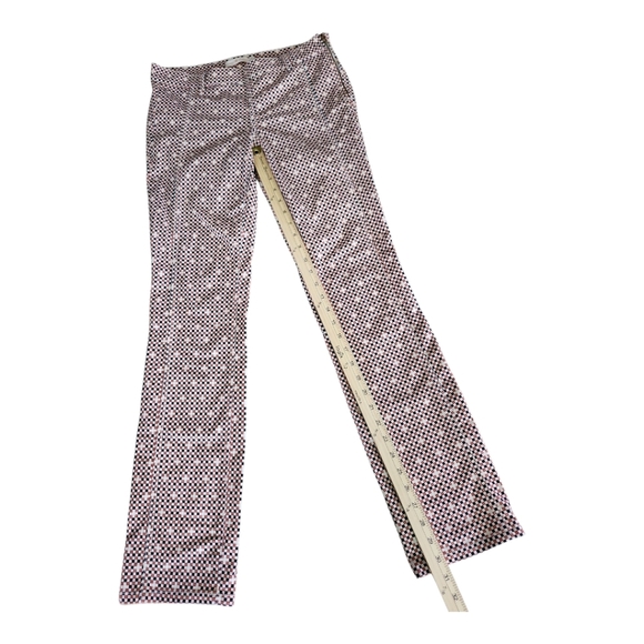 Tory Burch Patterned Straight Leg Pants – Size 28 – Cotton Stretch Blend - Picture 5 of 10